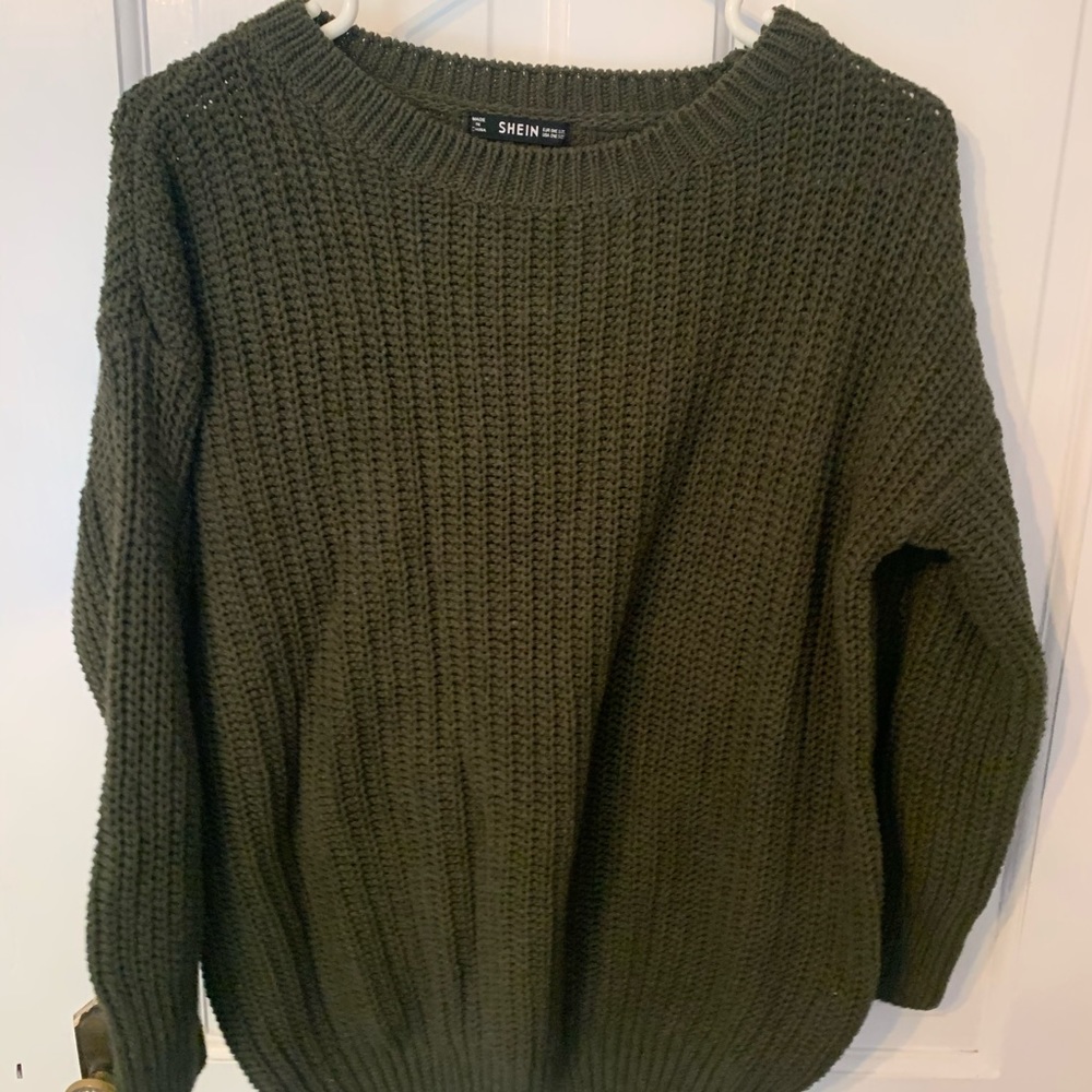 Army Green Shein Sweater